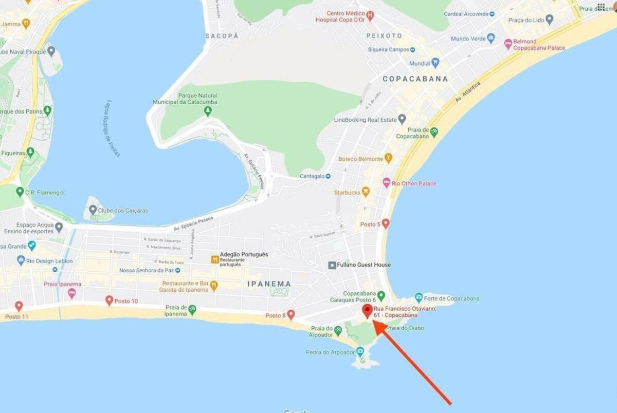 Flat Praia De Copacabana Ipanema - Pe Na Areia Rio de Janeiro Zewnętrze zdjęcie